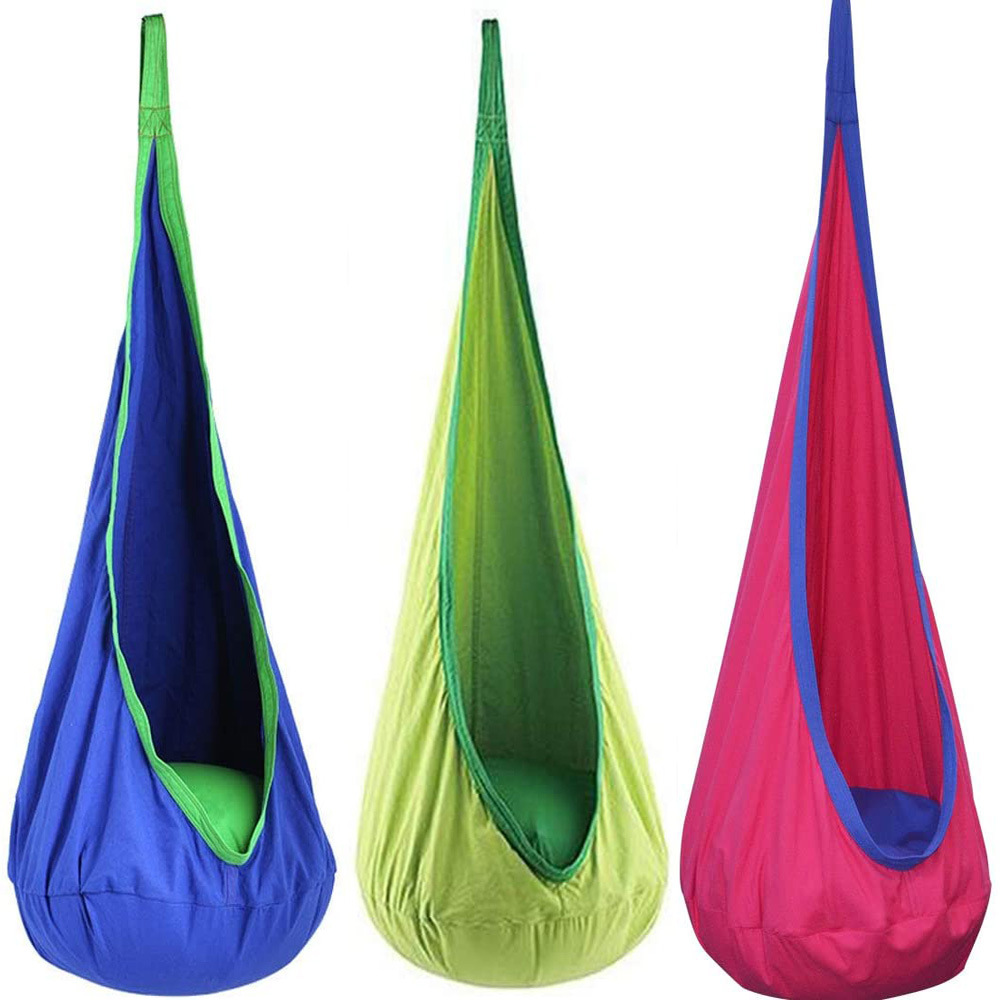 Kids Outdoor Hammock Chair - Chaise suspendue pour enfants, lit balançoire