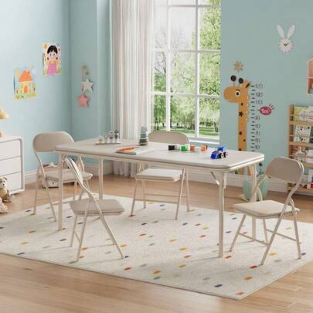 Kids Outdoor Play Table - Ensemble de table d'activités pour enfants,