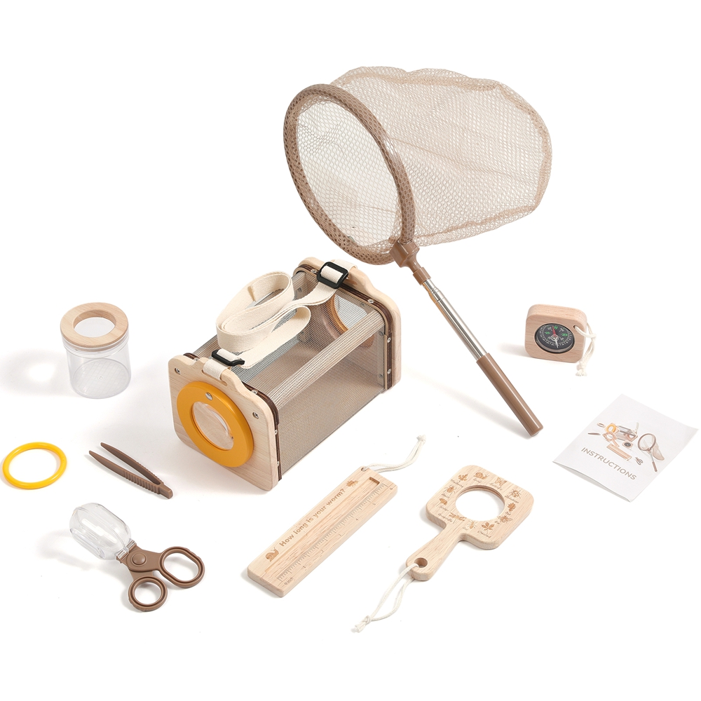Kids Outdoor Explorer Set - Jouets éducatifs Montessori, ensembles d'aventure en