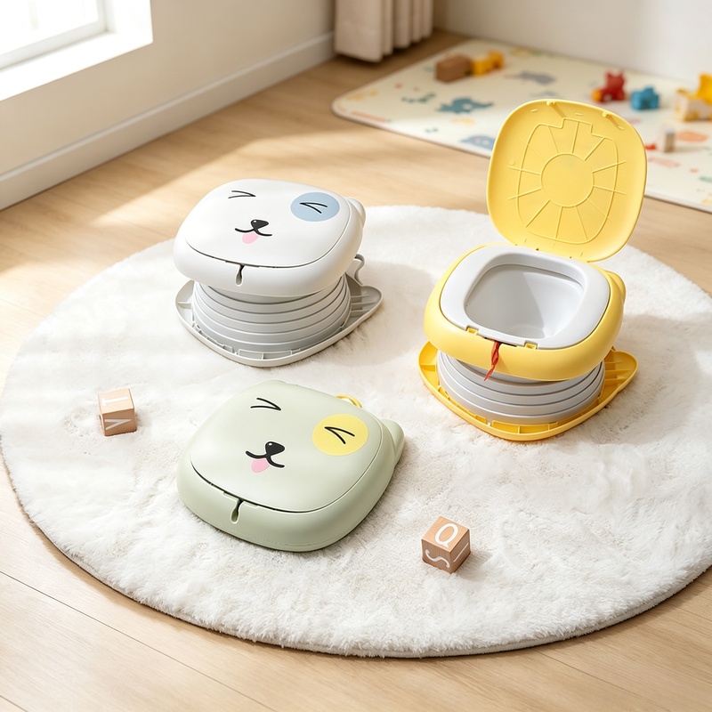 Kids Outdoor Urinal - Pot d'apprentissage pliable pour enfants, toilette