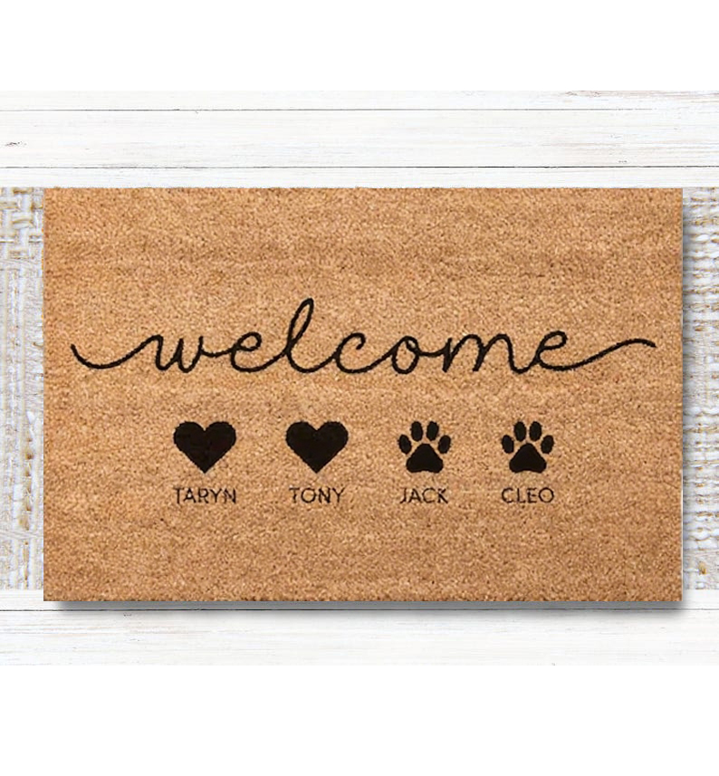 Kids Outdoor Gift Ideas - Tapis de porte personnalisé pour la