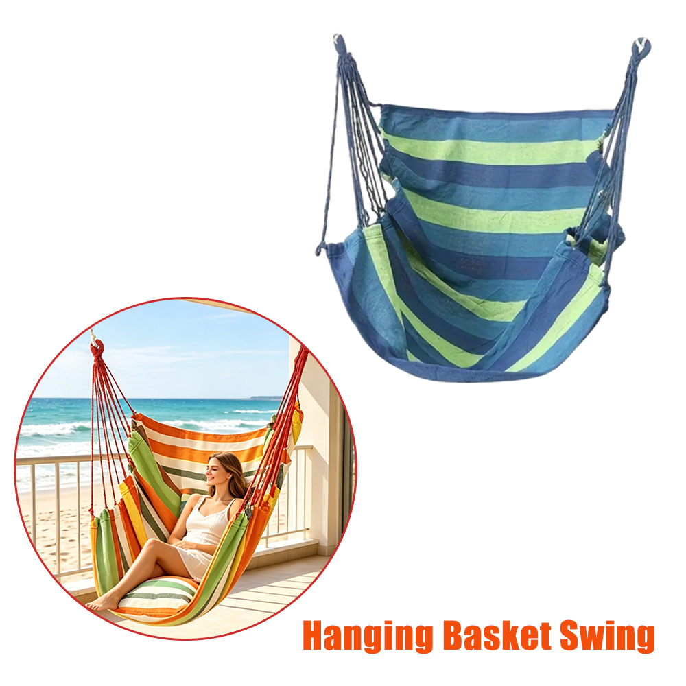 Kids Outdoor Hammock Chair - Fauteuil suspendu en forme de panier