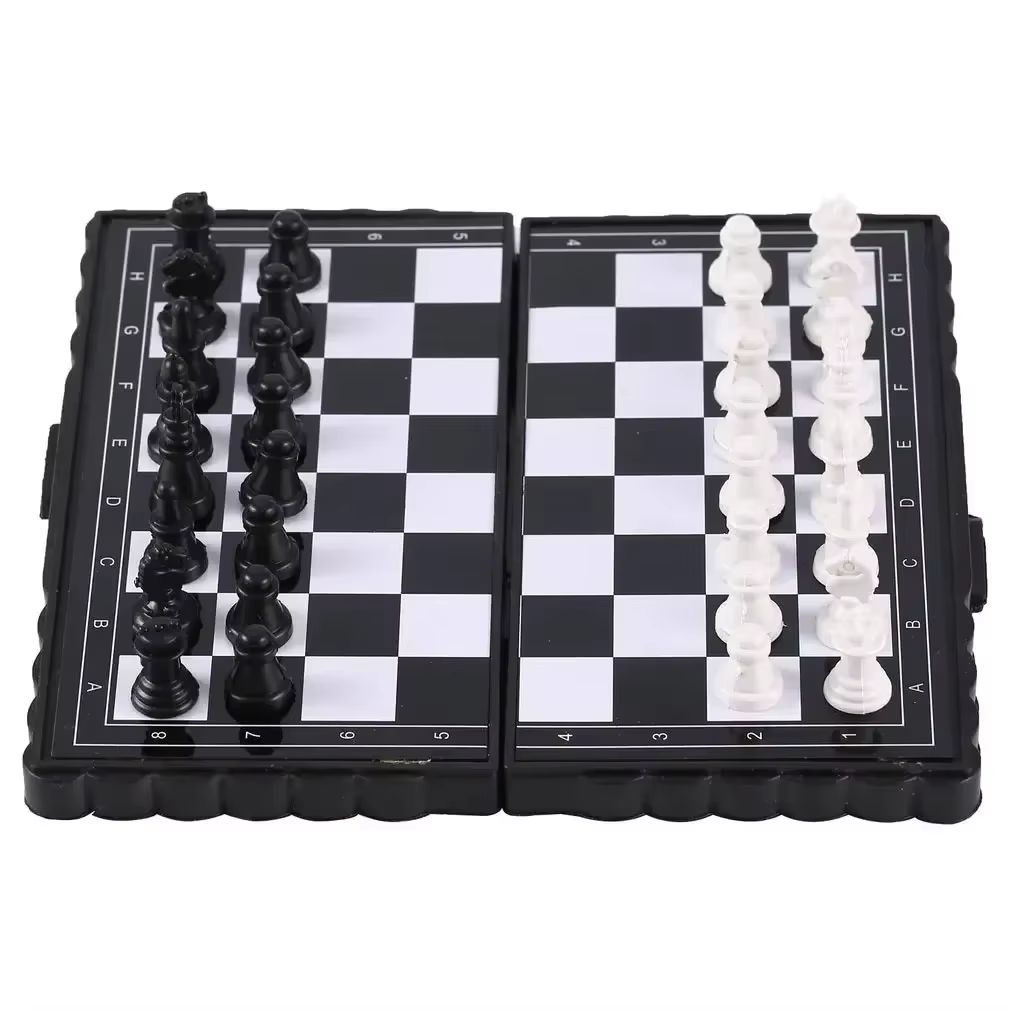Kids Outdoor Set - Mini jeu d'échecs magnétique, 1 pièce,