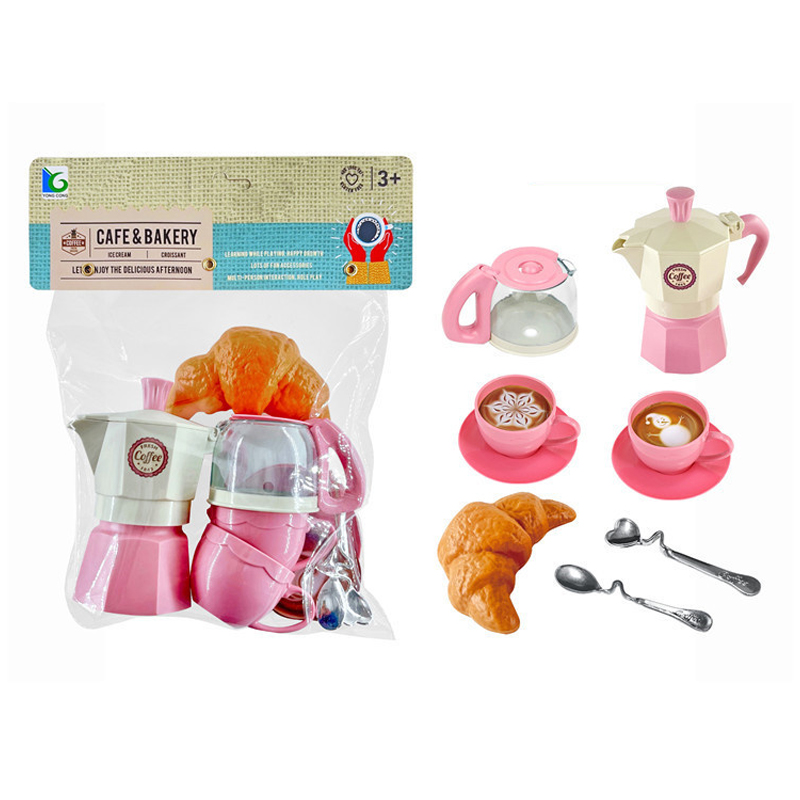 Kids Outdoor Kitchen Diy - 11 pièces semblant jouer Simulation café