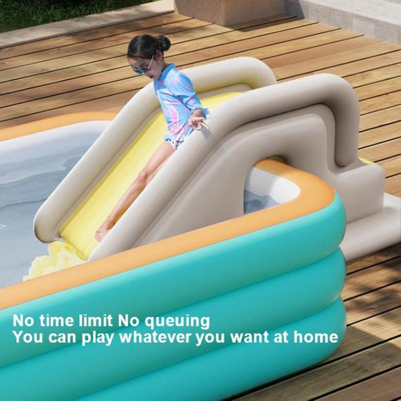 Kids Outdoor Pool - Glissière d'eau gonflable pour enfants, jouet