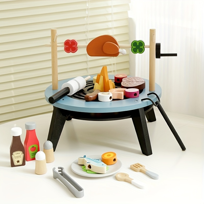Kids Outdoor Grill - Ensemble de jeu de Barbecue en