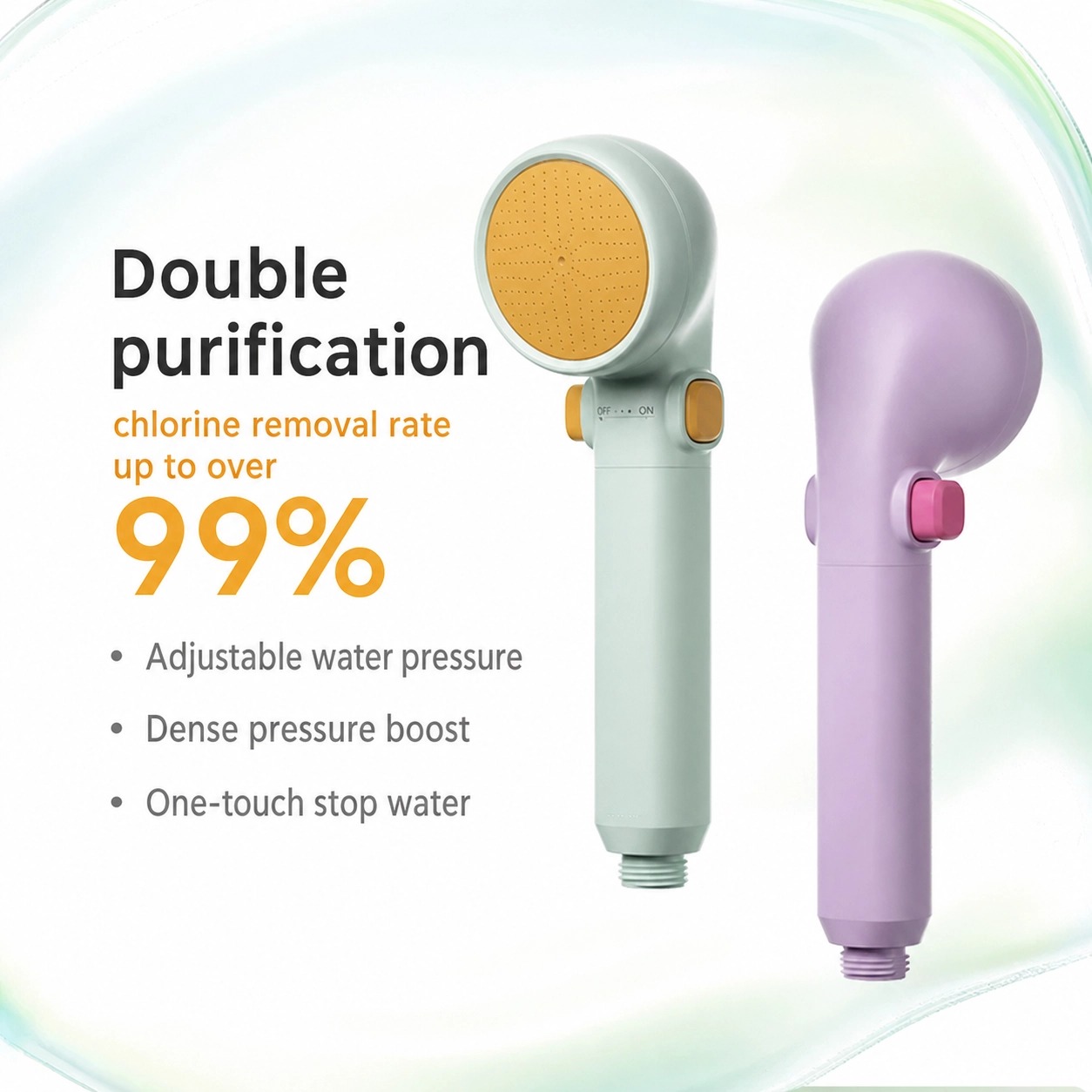 Outdoor Kid - Pommeau de douche portable filtrant pour