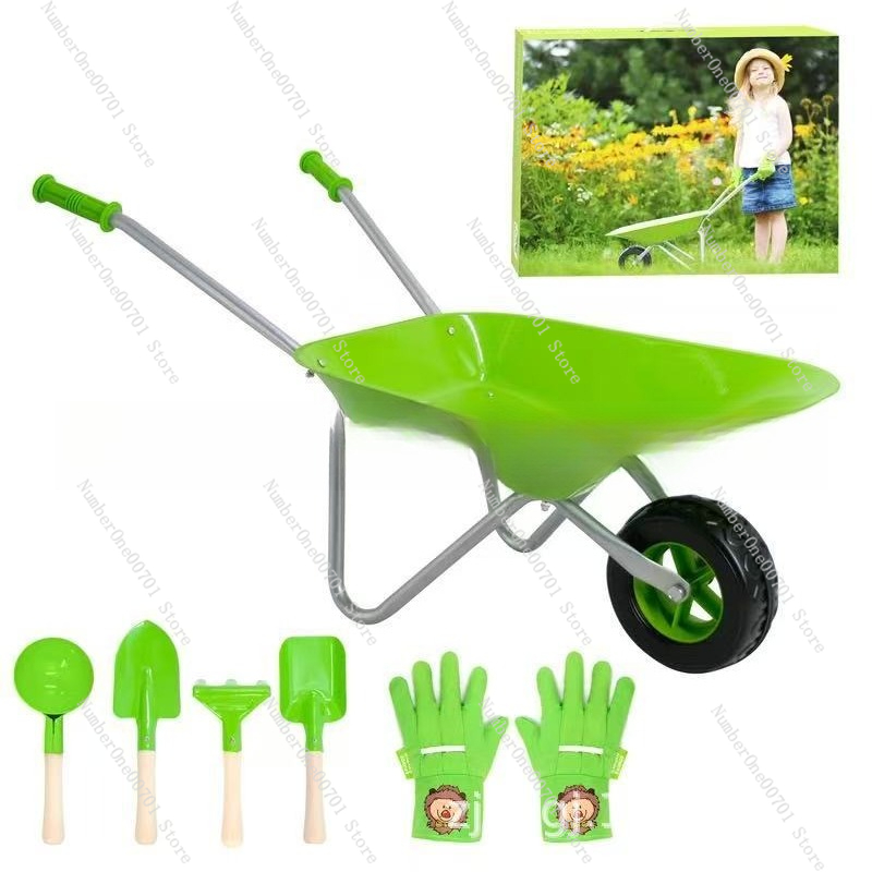 Kids Outdoor Set - Brouette d'extérieur pour enfants, ensemble de