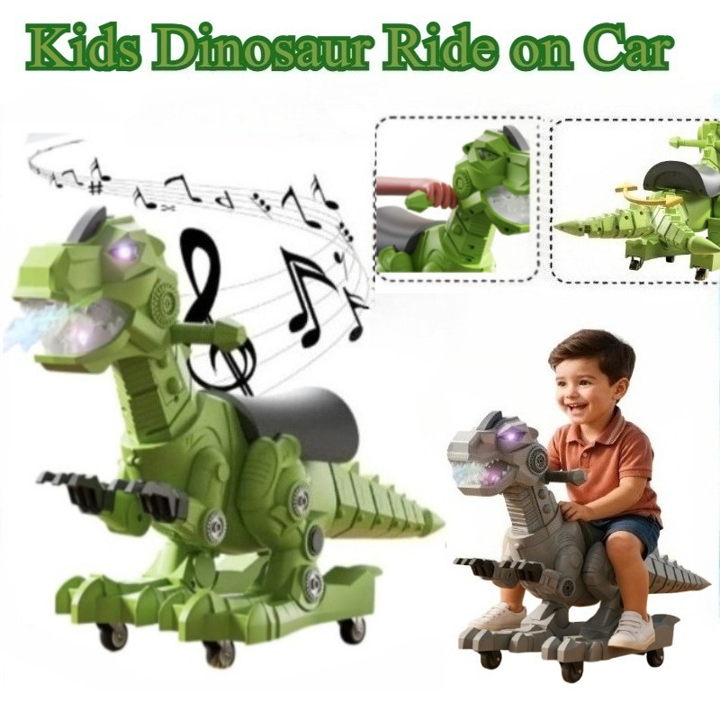 Kids Outdoor Car - Jouets de dinosaure pour tout-petits, voitures