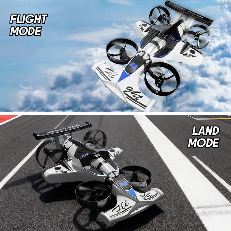 Kids Outdoor Car - Mini Drone 2 en 1, voiture