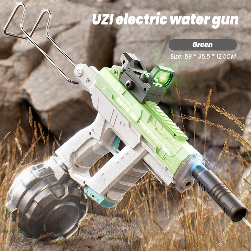 Kids Outdoor Nature Toys - Pistolet à eau électrique UZI Space,