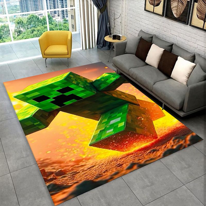 Kids Outdoor Sandbox - Tapis antidérapant pour salon, chambre à