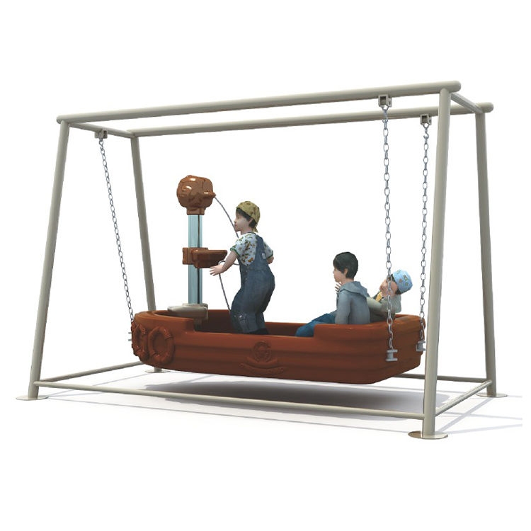 Kids Outdoor Set - Chaise pivotante en forme de bateau