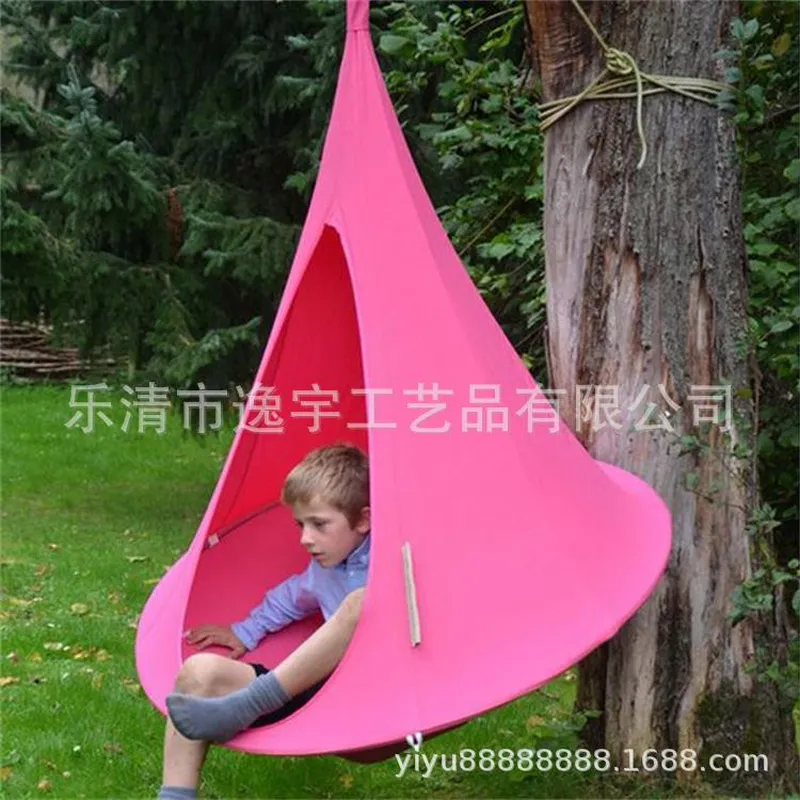Kids Outdoor Hammock Chair - Hamac suspendu pour extérieur, fauteuil suspendu