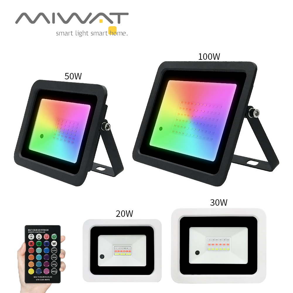 Projecteur RGB 100W 50W 30W 20 - Balance Beam Outdoor avis et prix