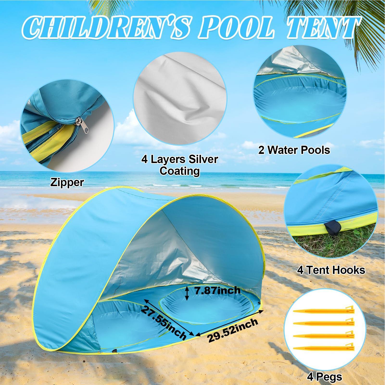 Tente de plage pour enfants av - Outdoor Tent Playhouse avis et prix
