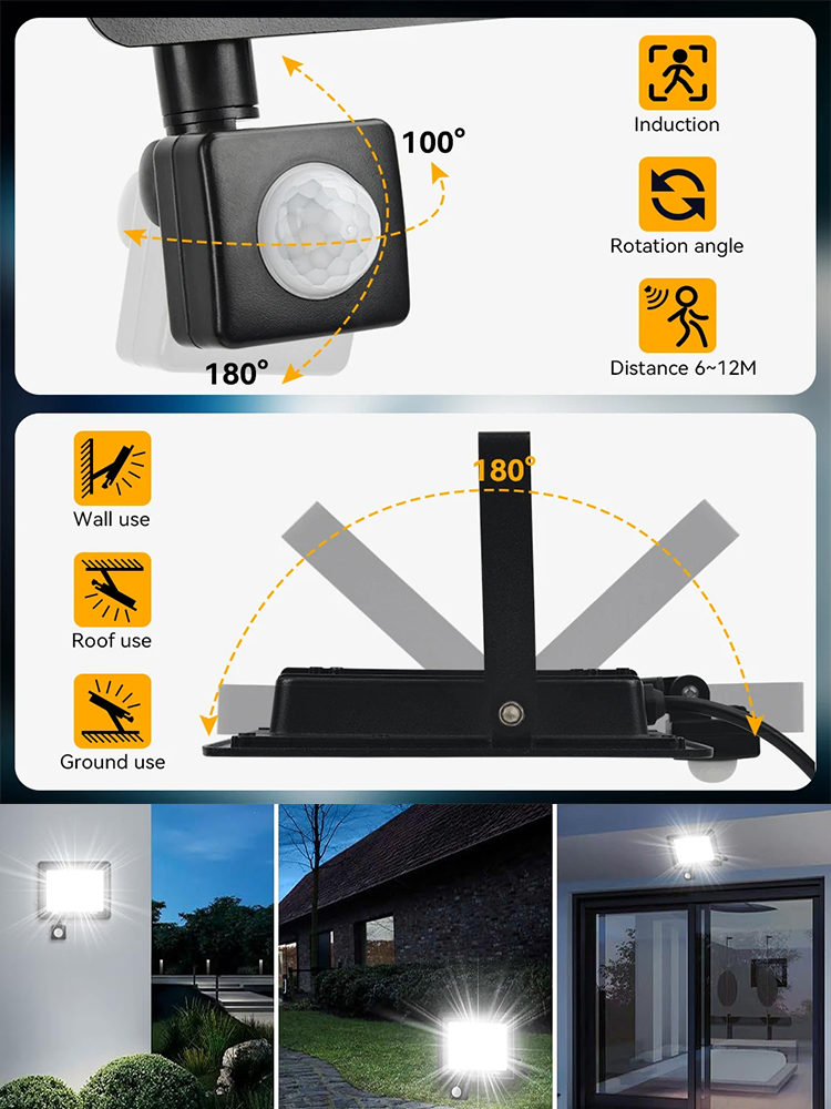 Projecteur LED PIR capteur de  - Balance Beam Outdoor avis et prix