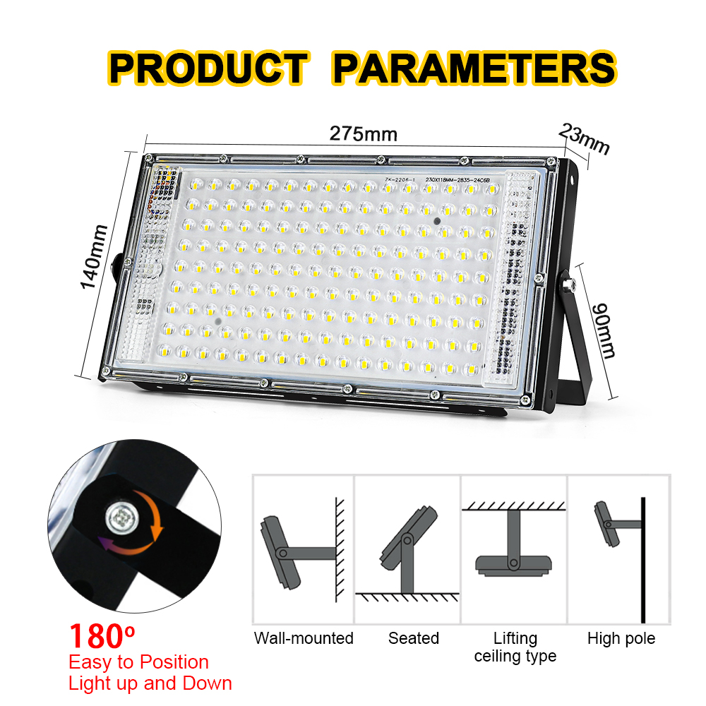 50W 100W 150W LED projecteur I - Balance Beam Outdoor avis et prix