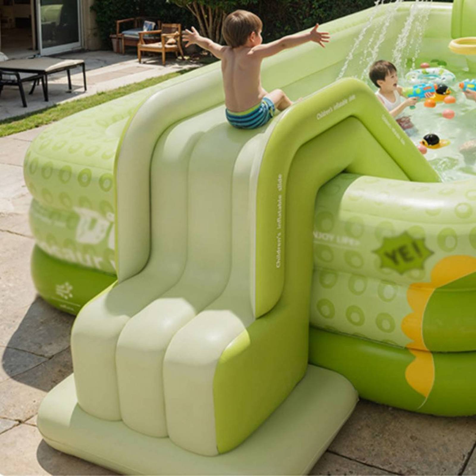 Toboggan gonflable pliable pou - Kids Outdoor Nature Toys avis et prix