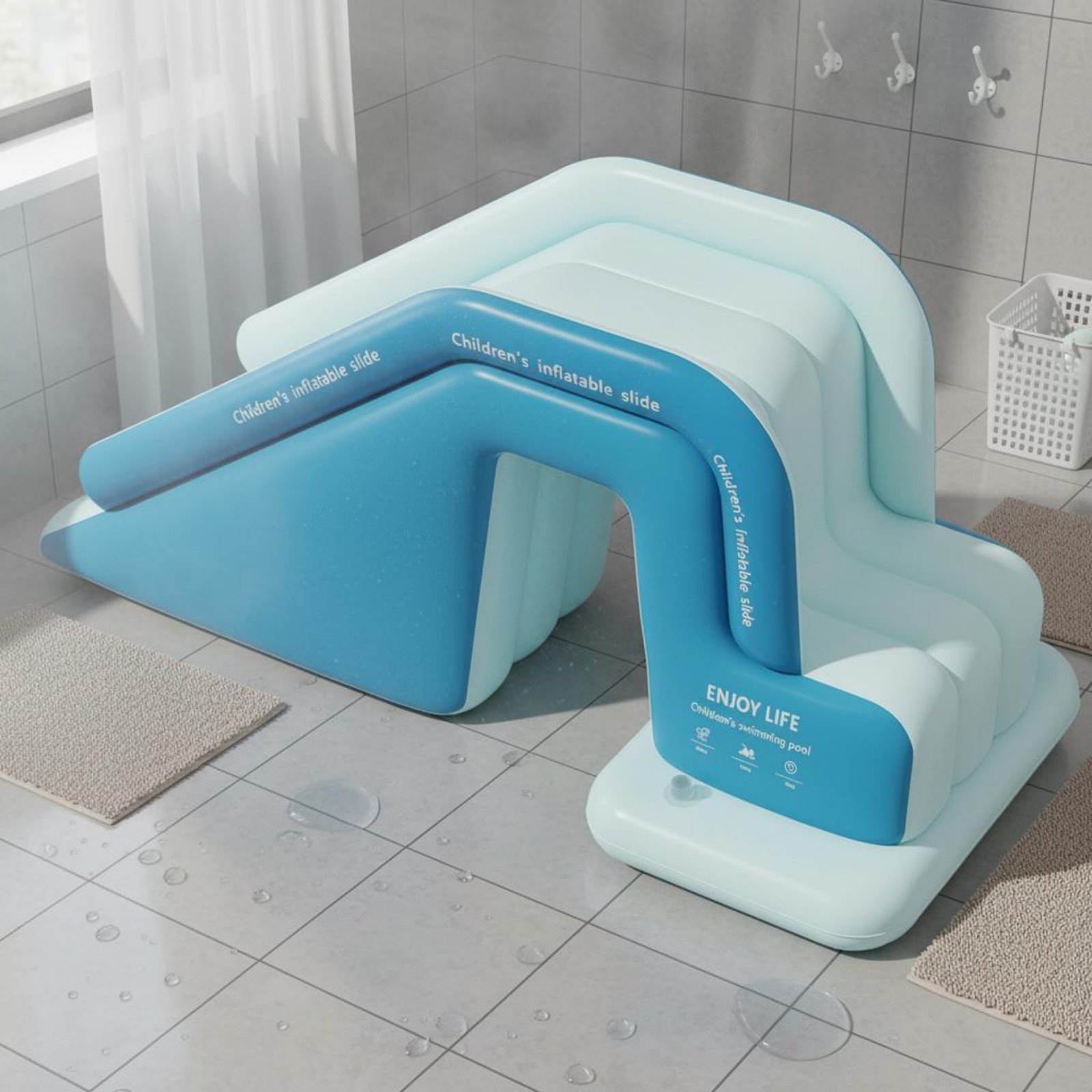 Toboggan gonflable pliable pou - Kids Outdoor Nature Toys avis et prix