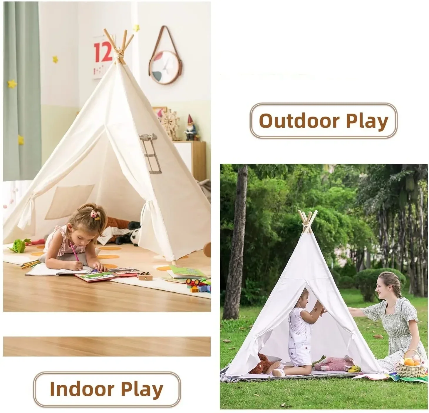 Tipi portable pour enfants, te - Kids Outdoor Play Table avis et prix