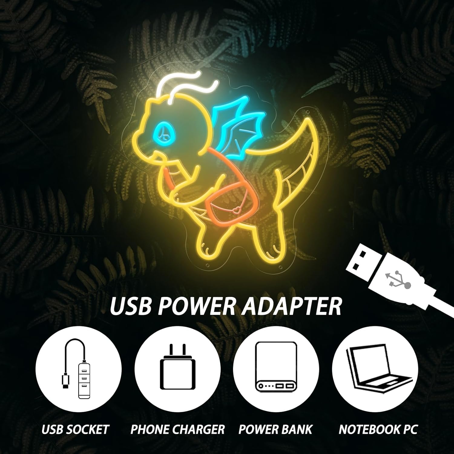 Lampe néon dinosaure mignon à  - Kids Outdoor Gift Ideas avis et prix