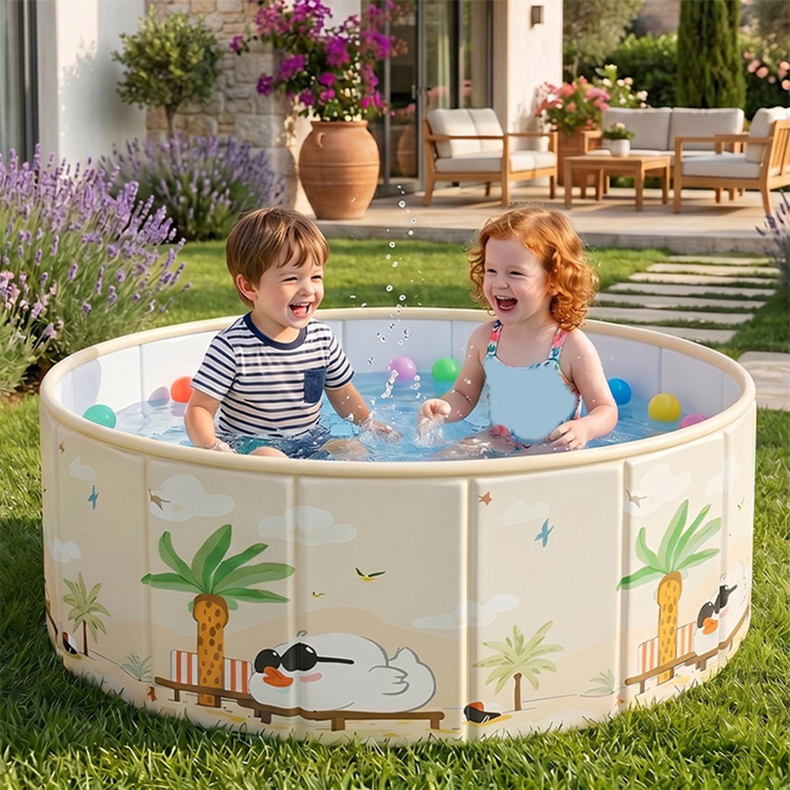 Baignoire pliable épaissie pou - Kids Outdoor Pool avis et prix