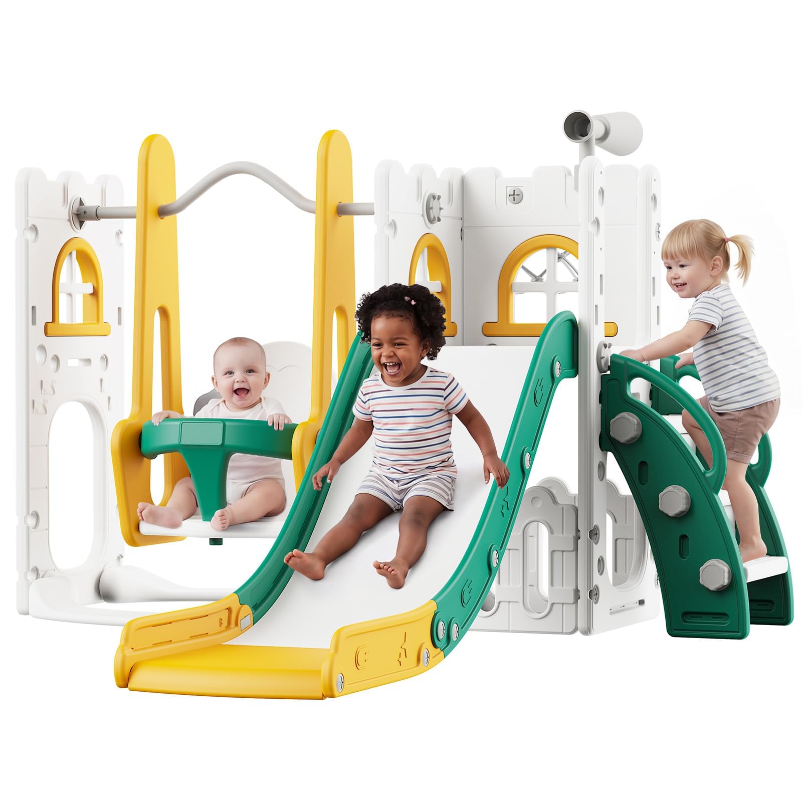Ensemble de jeux 7 en 1 pour t - Kids Outdoor Slide Set avis et prix
