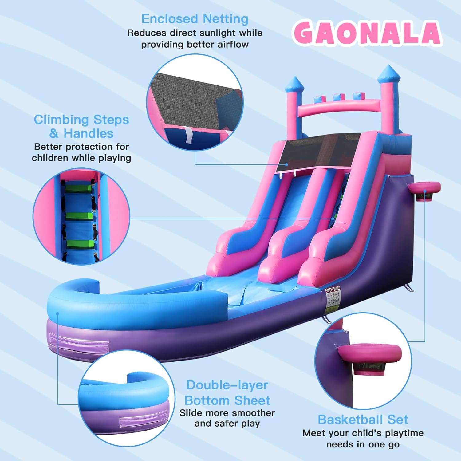 Toboggan aquatique gonflable r - Kids Outdoor Pool avis et prix