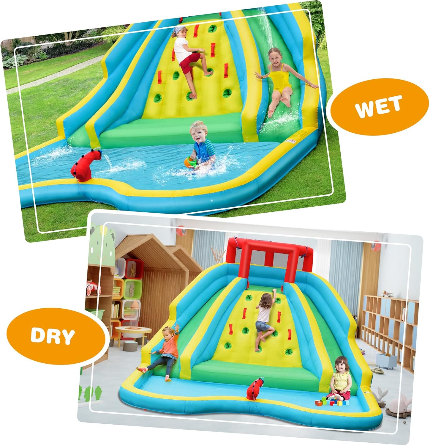 Toboggan aquatique gonflable g - Kids Outdoor Pool avis et prix