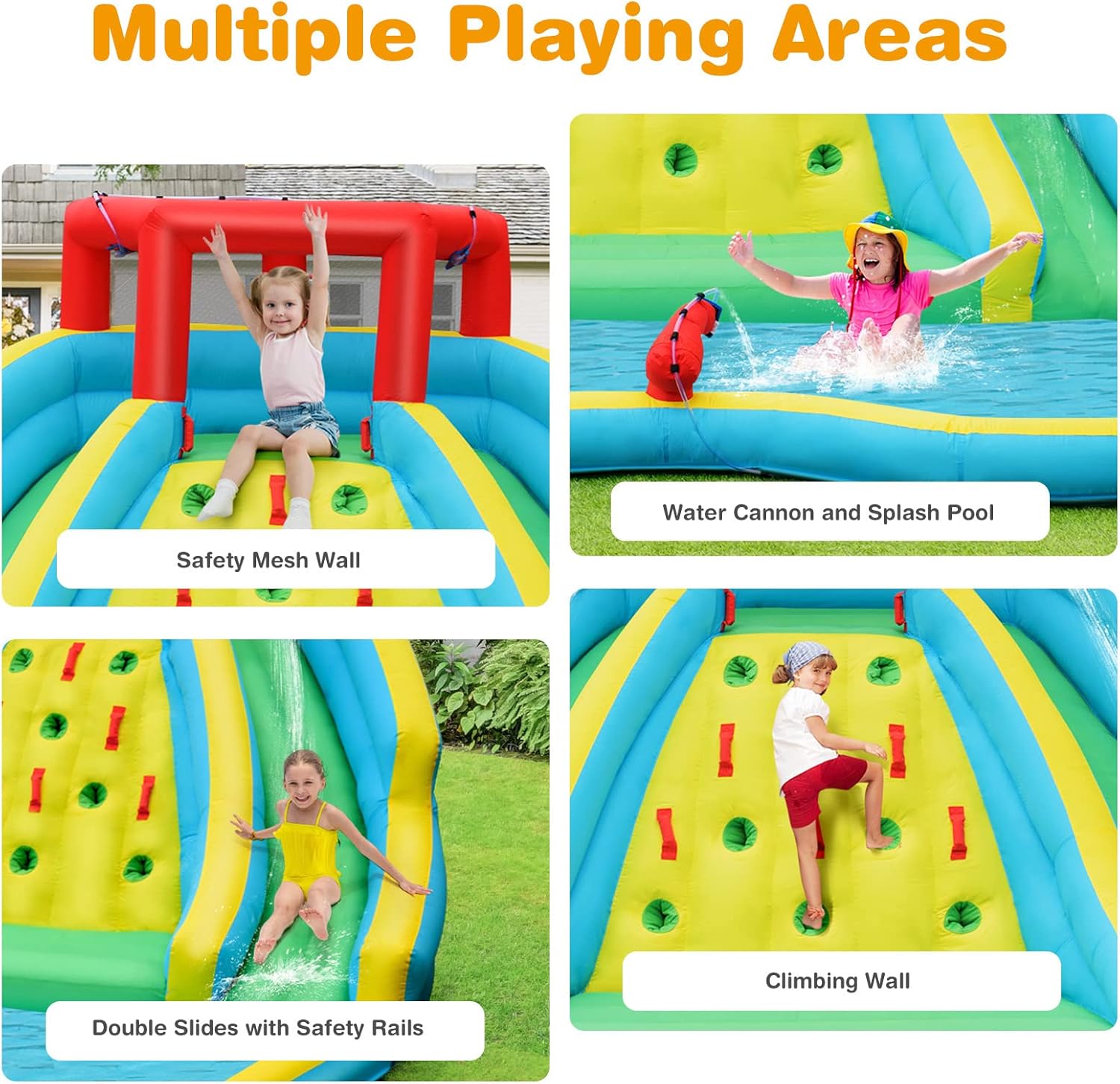 Toboggan aquatique gonflable g - Kids Outdoor Pool avis et prix