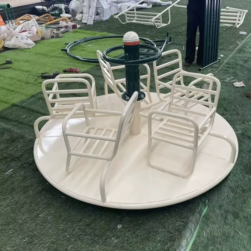 Chaise pivotante en métal dura - Kids Outdoor Seating avis et prix