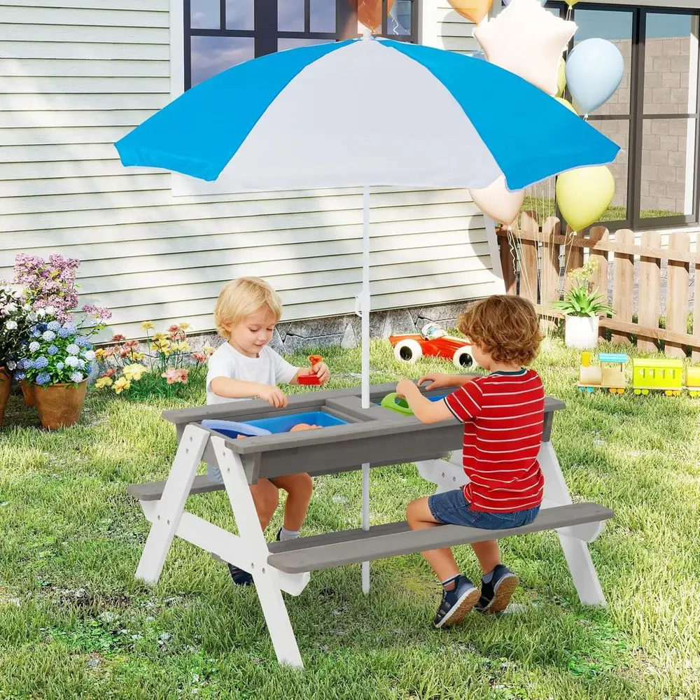 Table de pique-nique en bois c - Kids Outdoor Play Table avis et prix