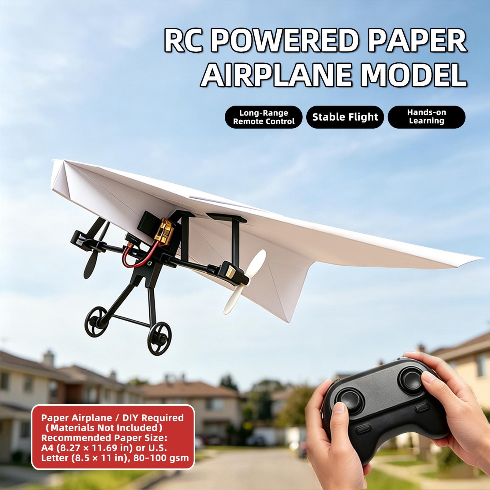 Kit d'avion en papier RC à con - Kids Outdoor Set avis et prix