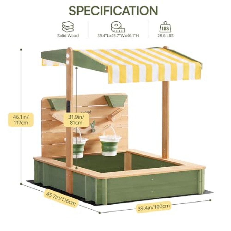 Bac à sable extérieur pour enf - Kids Outdoor Seating avis et prix