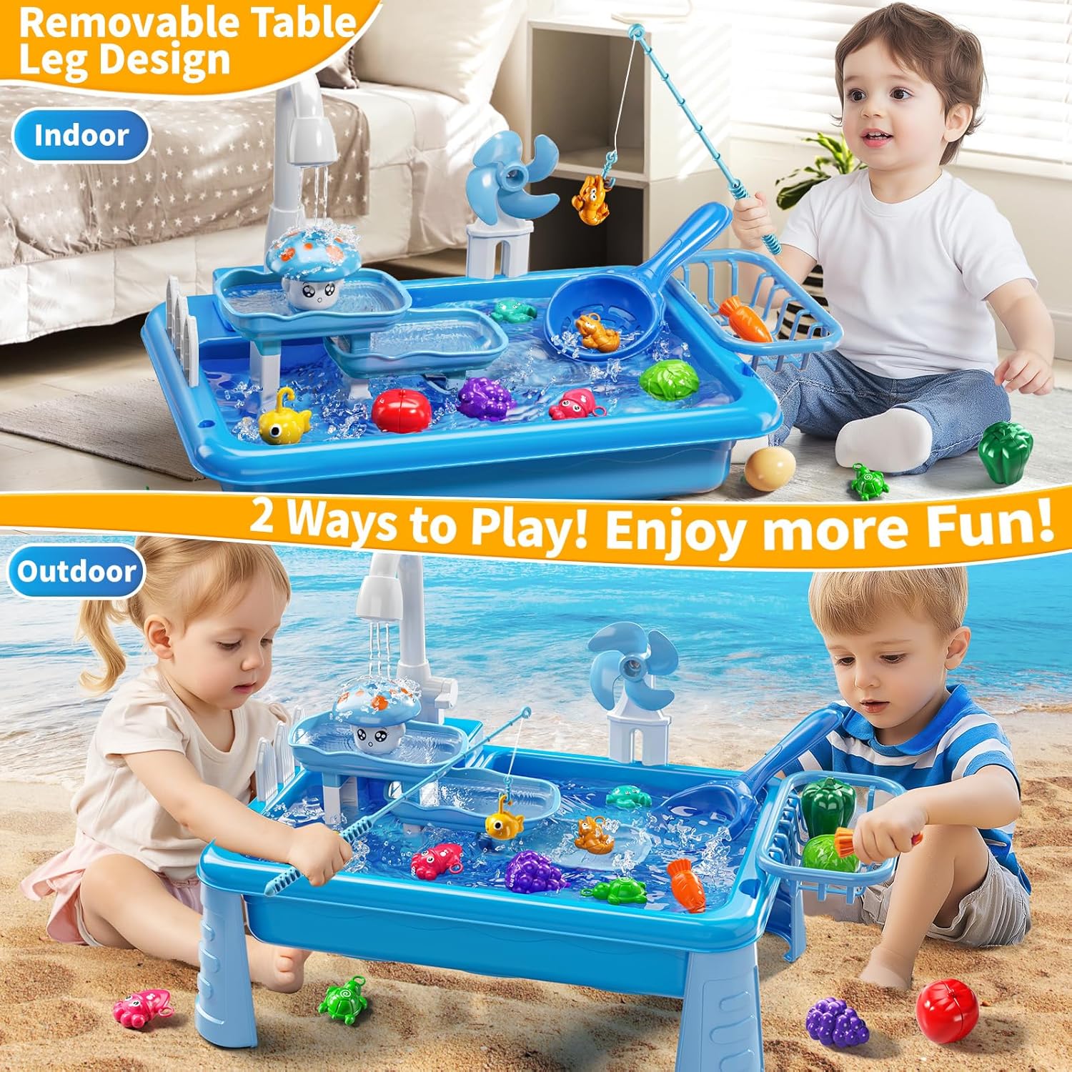 Table d'eau pour enfants avec  - Kids Outdoor Play Table avis et prix