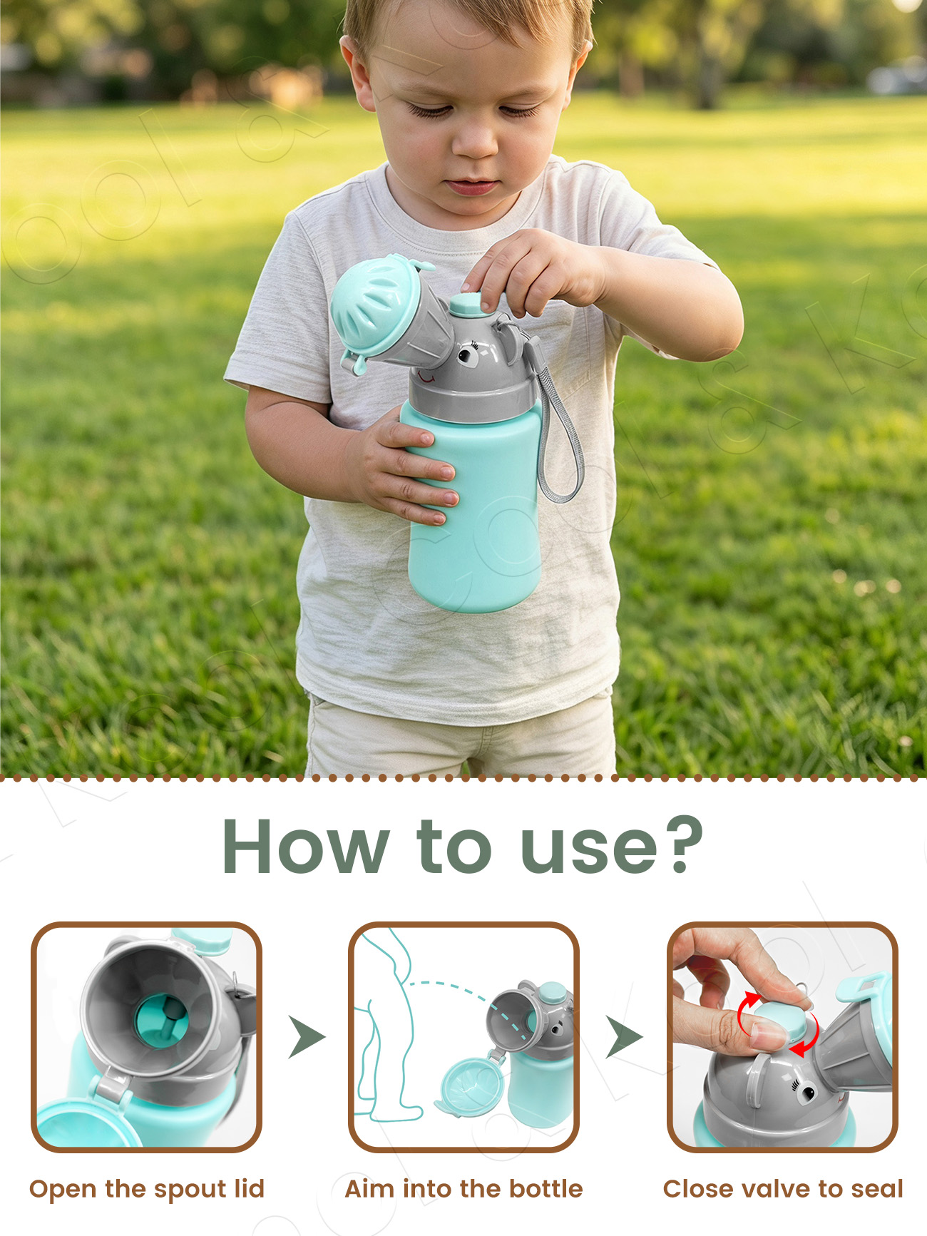 Bouteille de voyage portable p - Kids Outdoor Urinal avis et prix