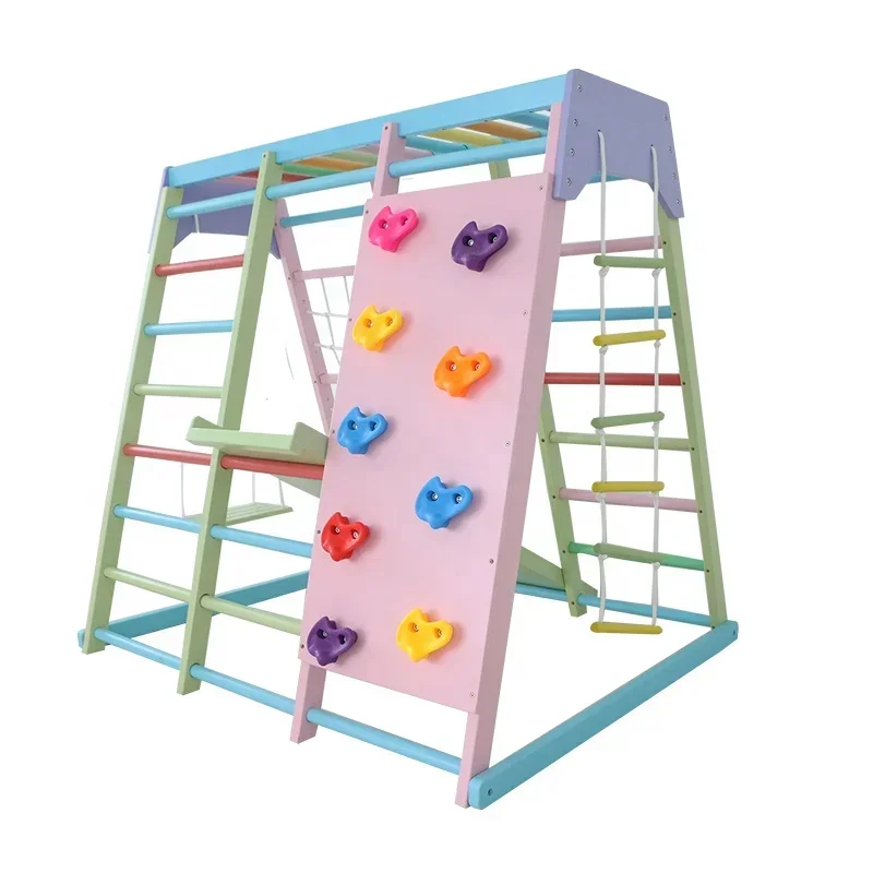 Structure d'escalade en bois p - Kids Outdoor Slide Set avis et prix