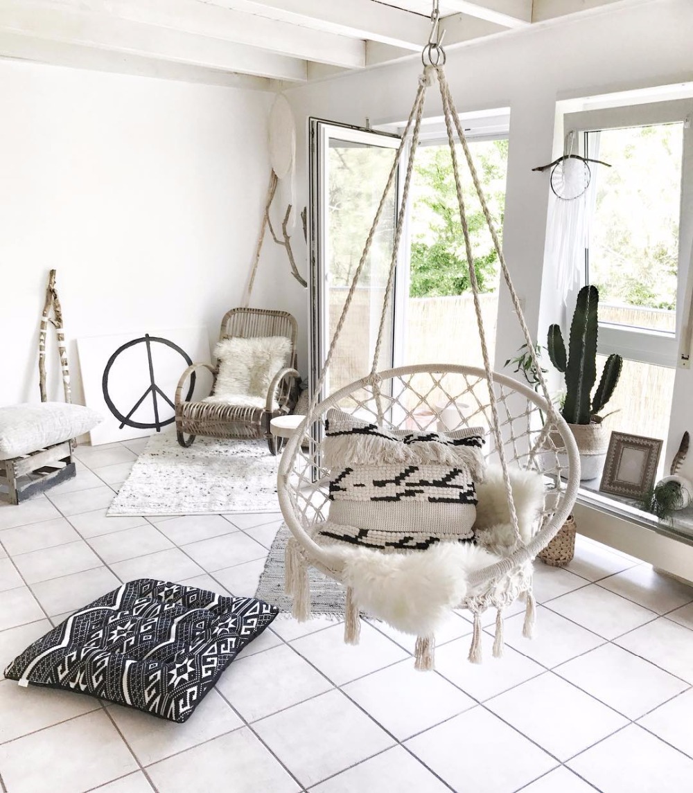 2025 jardin nordique tricoté à - Kids Outdoor Hammock Chair avis et prix